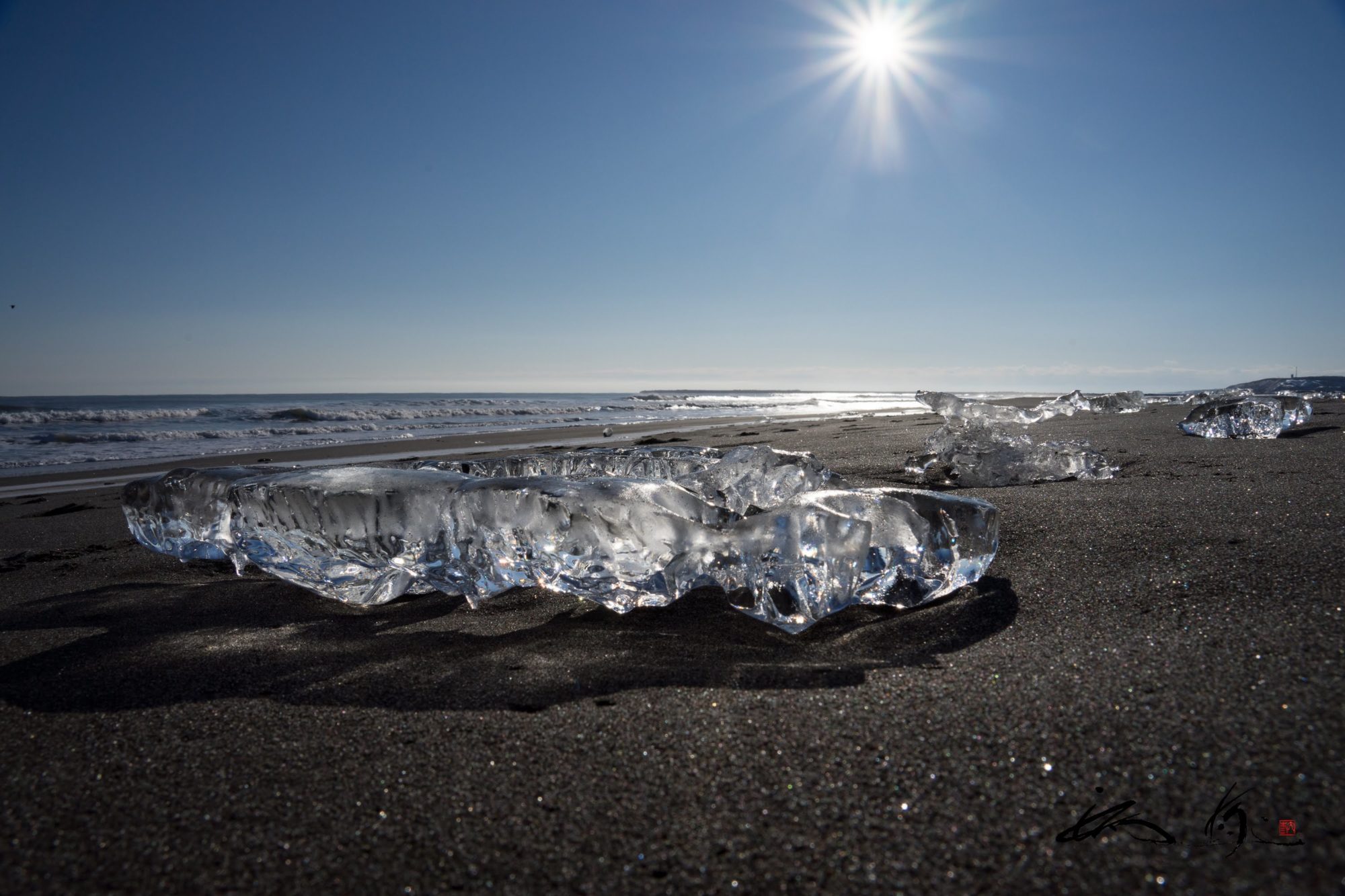 ジュエリーアイス（豊頃町大津海岸）