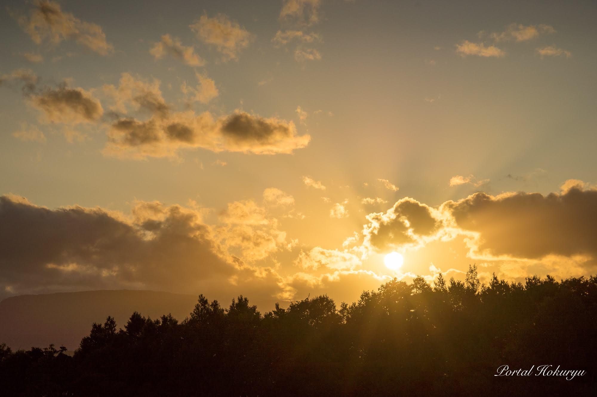 想いを馳せながら眺める夕陽