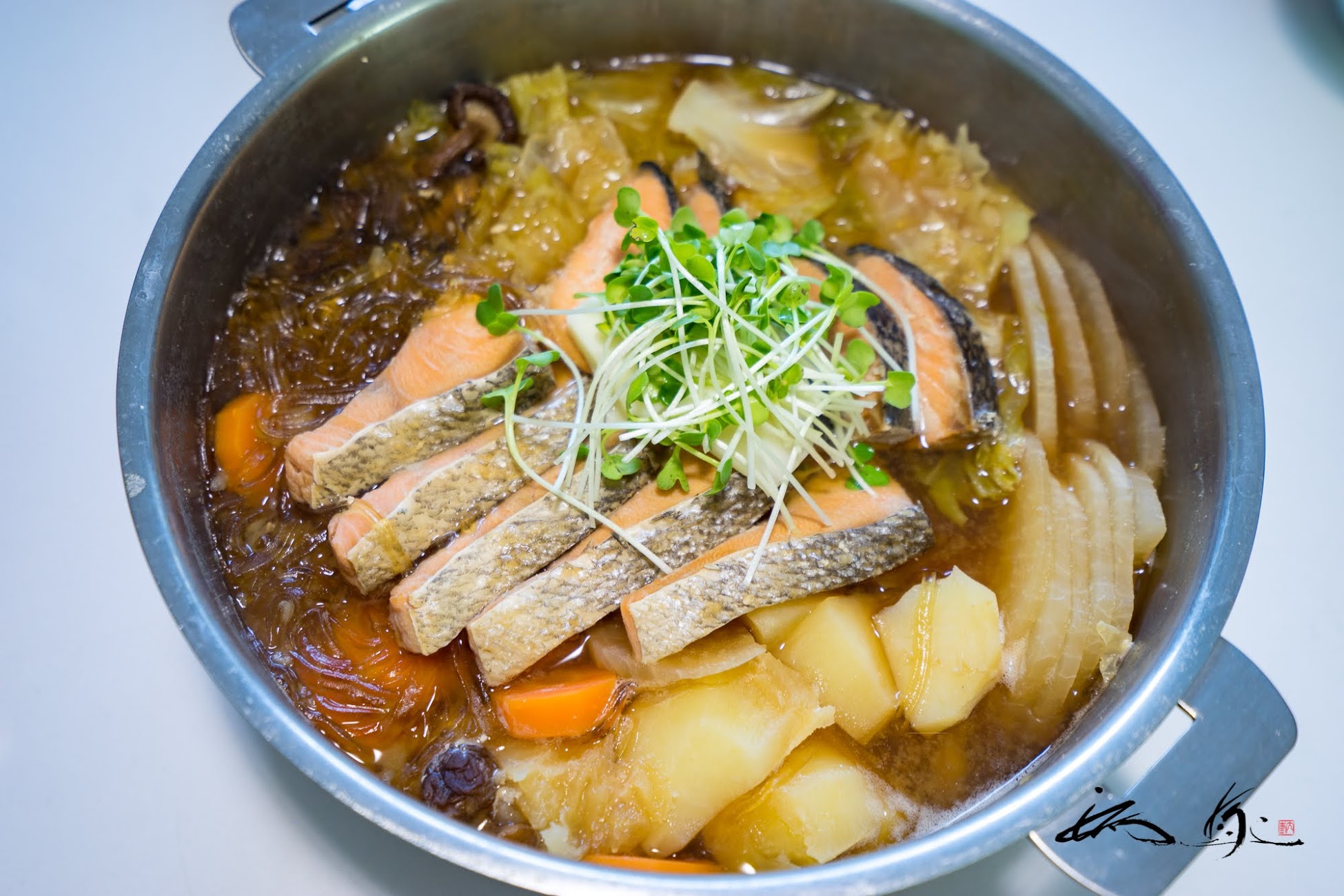 石狩鍋・北海道産鮭がたっぷり【No.06】noboikuクッキング