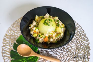新玉ねぎの炊き込みご飯【No.52】noboikuクッキング