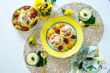 ワッフル de サラダ（by ワッフルお椀メーカー）【No.70】noboikuクッキング