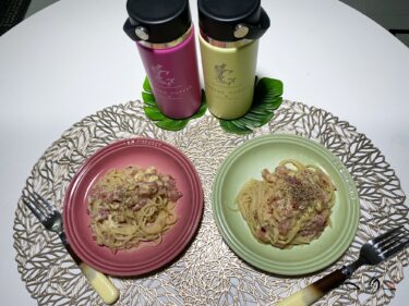 発芽玄米パスタでカルボナーラスパゲティ【No.95】noboikuクッキング