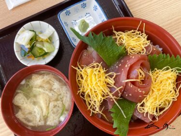 レストラン驛（えき）道の駅 いまべつ半島プラザアスクル（今別町）漬マグロ丼をランチで味わう