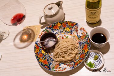 蕎麦とわいん 関（せき・札幌市）で北竜町産そば粉の「お任せコース」を味わう