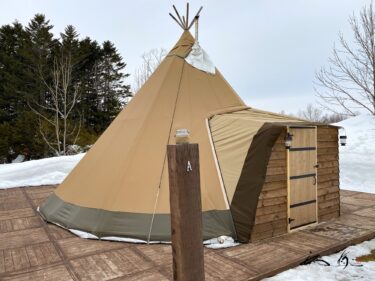 丘の星ぞら グランピングヴィラ（Glamping Villa・ビレッジ大滝・伊達市）杜のリゾートで素晴らしいＢＢＱを堪能！